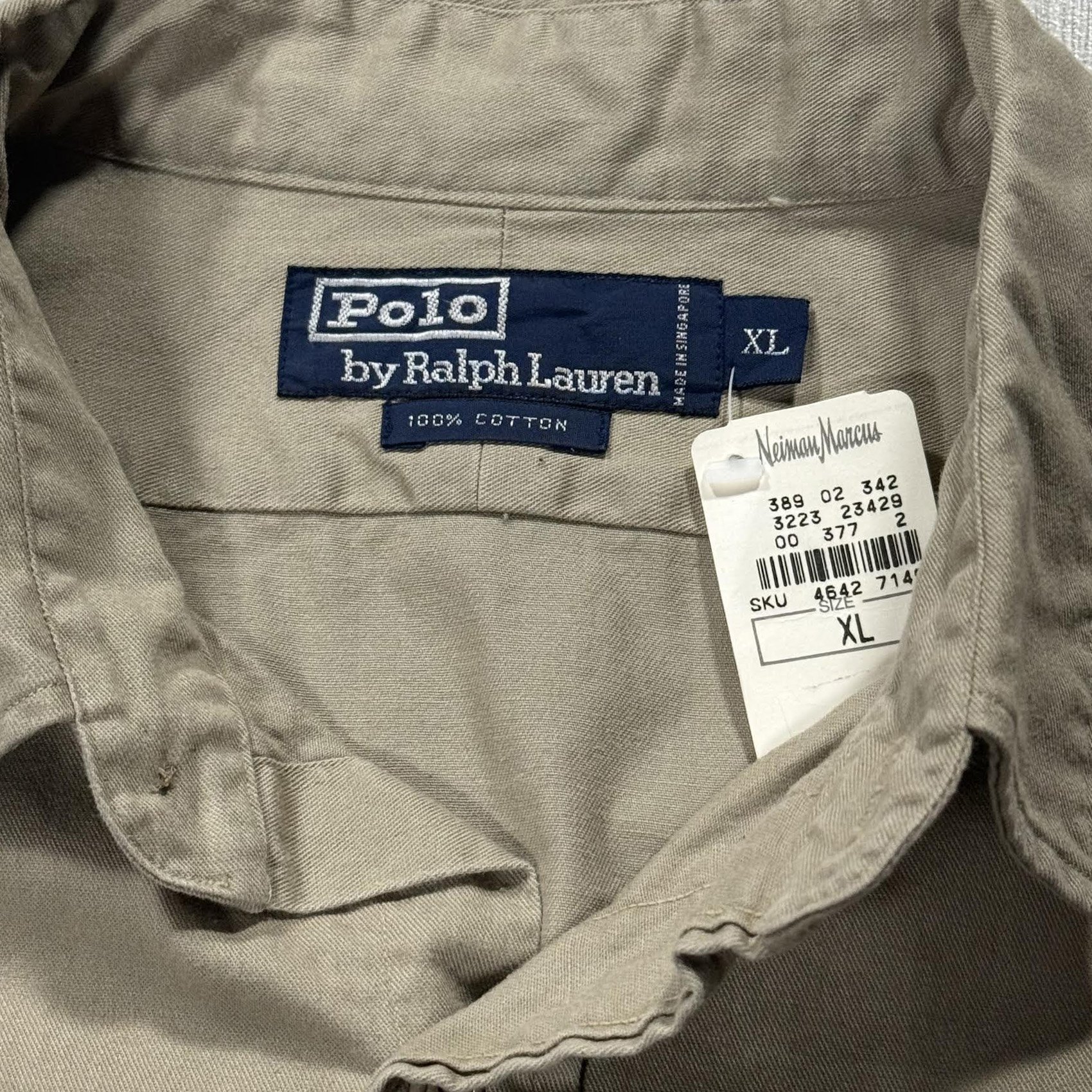 Vintage Polo Ralph Lauren Key West Button Down Shirt (Size XL) NWT